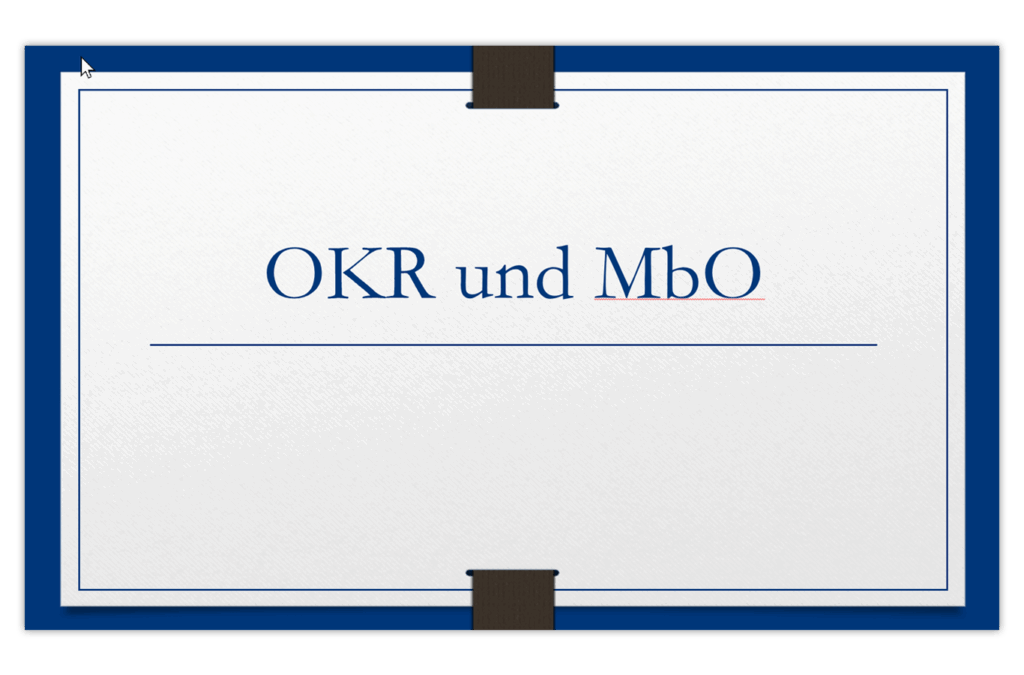 OKR und MbO